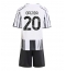 Juventus Lois Openda #20 Hjemmebanetrøje Børn 2025-26 Kort ærmer (+ bukser)