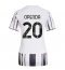 Juventus Lois Openda #20 Hjemmebanetrøje Dame 2025-26 Kort ærmer