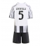 Juventus Manuel Locatelli #5 Hjemmebanetrøje Børn 2025-26 Kort ærmer (+ bukser)