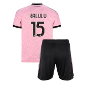 Juventus Pierre Kalulu #15 Udebanetrøje Børn 2026-27 Kort ærmer (+ bukser)
