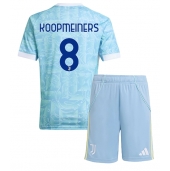Juventus Teun Koopmeiners #8 Udebanetrøje Børn 2025-26 Kort ærmer (+ bukser)