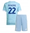 Juventus Weston McKennie #22 Udebanetrøje Børn 2025-26 Kort ærmer (+ bukser)
