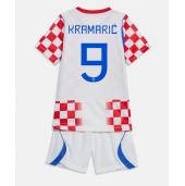 Kroatien Andrej Kramaric #9 Hjemmebanetrøje Børn VM 2026 Kort ærmer (+ bukser)