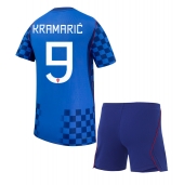 Kroatien Andrej Kramaric #9 Udebanetrøje Børn VM 2026 Kort ærmer (+ bukser)
