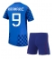 Kroatien Andrej Kramaric #9 Udebanetrøje Børn VM 2026 Kort ærmer (+ bukser)