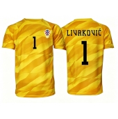 Kroatien Dominik Livakovic #1 Målmand Hjemmebanetrøje VM 2026 Kort ærmer