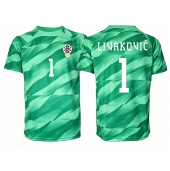 Kroatien Dominik Livakovic #1 Målmand Udebanetrøje VM 2026 Kort ærmer