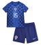 Kroatien Mario Pasalic #15 Udebanetrøje Børn VM 2026 Kort ærmer (+ bukser)