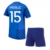 Kroatien Mario Pasalic #15 Udebanetrøje Børn VM 2026 Kort ærmer (+ bukser)