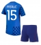 Kroatien Mario Pasalic #15 Udebanetrøje Børn VM 2026 Kort ærmer (+ bukser)