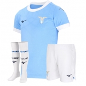 Lazio Hjemmebanetrøje Børn 2025-26 Kort ærmer (+ bukser)