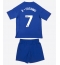 Leicester City Issahaku Fatawu #7 Hjemmebanetrøje Børn 2025-26 Kort ærmer (+ bukser)