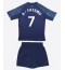 Leicester City Issahaku Fatawu #7 Udebanetrøje Børn 2025-26 Kort ærmer (+ bukser)