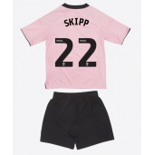 Leicester City Oliver Skipp #22 Tredje trøje Børn 2025-26 Kort ærmer (+ bukser)