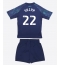 Leicester City Oliver Skipp #22 Udebanetrøje Børn 2025-26 Kort ærmer (+ bukser)
