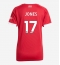 Liverpool Curtis Jones #17 Hjemmebanetrøje Dame 2025-26 Kort ærmer