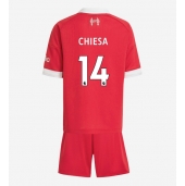 Liverpool Federico Chiesa #14 Hjemmebanetrøje Børn 2025-26 Kort ærmer (+ bukser)