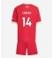Liverpool Federico Chiesa #14 Hjemmebanetrøje Børn 2025-26 Kort ærmer (+ bukser)