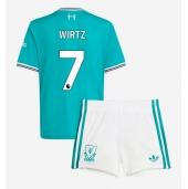 Liverpool Florian Wirtz #7 Tredje trøje Børn 2025-26 Kort ærmer (+ bukser)