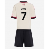 Liverpool Florian Wirtz #7 Udebanetrøje Børn 2025-26 Kort ærmer (+ bukser)
