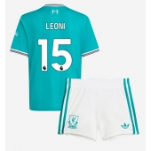 Liverpool Giovanni Leoni #15 Tredje trøje Børn 2025-26 Kort ærmer (+ bukser)