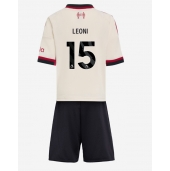Liverpool Giovanni Leoni #15 Udebanetrøje Børn 2025-26 Kort ærmer (+ bukser)