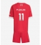 Liverpool Mohamed Salah #11 Hjemmebanetrøje Børn 2025-26 Kort ærmer (+ bukser)