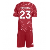 Liverpool Victor Munoz #23 Hjemmebanetrøje Børn 2026-27 Kort ærmer (+ bukser)