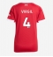 Liverpool Virgil van Dijk #4 Hjemmebanetrøje Dame 2025-26 Kort ærmer