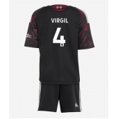 Liverpool Virgil van Dijk #4 Tredje trøje Børn 2026-27 Kort ærmer (+ bukser)