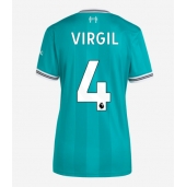 Liverpool Virgil van Dijk #4 Tredje trøje Dame 2025-26 Kort ærmer