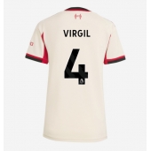 Liverpool Virgil van Dijk #4 Udebanetrøje Dame 2025-26 Kort ærmer