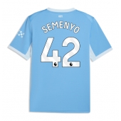 Manchester City Antoine Semenyo #42 Hjemmebanetrøje 2026-27 Kort ærmer