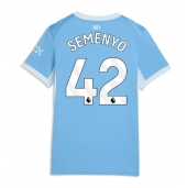 Manchester City Antoine Semenyo #42 Hjemmebanetrøje Dame 2026-27 Kort ærmer