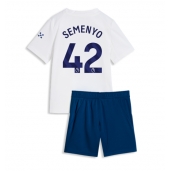 Manchester City Antoine Semenyo #42 Tredje trøje Børn 2026-27 Kort ærmer (+ bukser)