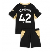Manchester City Antoine Semenyo #42 Udebanetrøje Børn 2026-27 Kort ærmer (+ bukser)