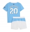 Manchester City Bernardo Silva #20 Hjemmebanetrøje Børn 2025-26 Kort ærmer (+ bukser)