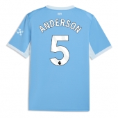 Manchester City Elliot Anderson #5 Hjemmebanetrøje 2026-27 Kort ærmer