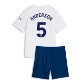 Manchester City Elliot Anderson #5 Tredje trøje Børn 2026-27 Kort ærmer (+ bukser)