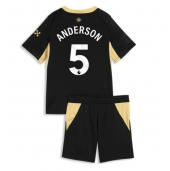 Manchester City Elliot Anderson #5 Udebanetrøje Børn 2026-27 Kort ærmer (+ bukser)