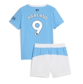 Manchester City Erling Haaland #9 Hjemmebanetrøje Børn 2025-26 Kort ærmer (+ bukser)