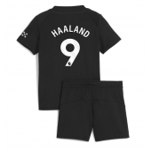 Manchester City Erling Haaland #9 Udebanetrøje Børn 2025-26 Kort ærmer (+ bukser)