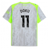 Manchester City Jeremy Doku #11 Tredje trøje 2025-26 Kort ærmer