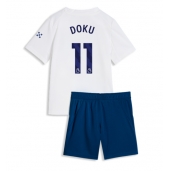 Manchester City Jeremy Doku #11 Tredje trøje Børn 2026-27 Kort ærmer (+ bukser)