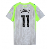 Manchester City Jeremy Doku #11 Tredje trøje Dame 2025-26 Kort ærmer