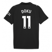 Manchester City Jeremy Doku #11 Udebanetrøje 2025-26 Kort ærmer