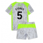 Manchester City John Stones #5 Tredje trøje Børn 2025-26 Kort ærmer (+ bukser)