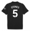 Manchester City John Stones #5 Udebanetrøje 2025-26 Kort ærmer