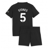 Manchester City John Stones #5 Udebanetrøje Børn 2025-26 Kort ærmer (+ bukser)