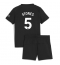 Manchester City John Stones #5 Udebanetrøje Børn 2025-26 Kort ærmer (+ bukser)
